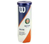 Wilson Sporting Goods Roland Garros Har Tru Clay Court Pelotas de Tenis - Estuche (3 Pelotas), Amarillo (WRT129100)