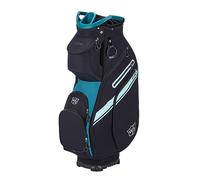 Wilson Staff Bolsa de Golf, Exo II Cart Bag, Bolsa Trolley, para hasta 14 Palos, Negro/Turquesa,2,3 kg, WGB6650WM