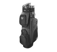 Wilson Staff Bolsa de Golf, i Lock 3 Cart Bag, Bolsa Trolley, 14 Compartimentos para Varios Palos de Golf, Negro/Gris