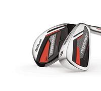 Wilson Staff Conjuntos de Hombre de Palo de Golf Pro Combo MRH Gra 4/5/6 SW, Negro Rojo, RH (Mano Derecha), Regular (R), 1, wgd160007
