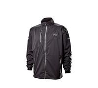 Wilson Staff Hombre Chaqueta de golf impermeable, STAFF MODEL RAIN JACKET, Poliéster, Negro, Talla L, WGA700712LG
