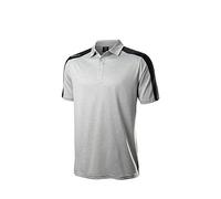Wilson Staff Hombre Polo de Golf, Staff 2 Tone Polo, Poliéster, Blanco, Talla M, WGA700732MD