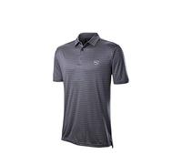 Wilson Staff Hombre Polo de Golf, Staff Stripe Polo, Poliéster, Azul, Talla XL, WGA700731XL