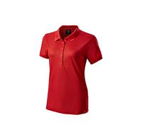 Wilson Staff Mujer Polo de Golf, Staff Authentic Polo, Poliéster, Rojo, Talla M, WGA700740MD
