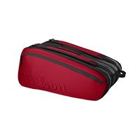 Wilson Super Tour 15PK Clash V2.0 Raqueta, Adultos Unisex, Black/Red/ (Multicolor), Talla Única