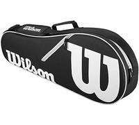 Wilson Tasche Advantage 3 Pack Bag Raquetero-Unisex, Negro/Blanco, NS