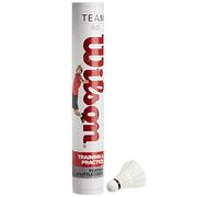 Wilson Team 77 Badminton Shuttles, Adultos Unisex, White, One Size