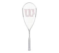 Wilson Tempest Lite Raqueta de Squash, Peso en la Cabeza, Unisex, Blanco/Plateado