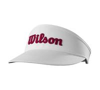 Wilson Tour Visor, Blanco/Rojo, Talla única para Hombre