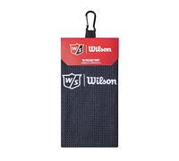 Wilson Tri Fold Toalla, Unisex-Adult, Negro, One Size