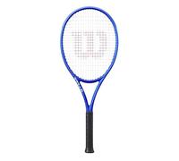 Wilson Ultra 100 V5 - Raqueta de tenis para adultos, tamaño de agarre 3-4 3/8 pulgadas, encordada con sensación 16 natural a tensión de rango medio