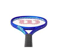 Wilson Ultra 100L V5 - Raqueta de tenis para adultos, tamaño de agarre 2-4 1/4 pulgadas, encordada con sensación 16 natural a tensión de rango medio