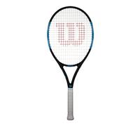 wilson Ultra Elite 105 - Raqueta de tenis para adultos (disponible en tamaños de agarre 1 a 4) (agarre 2 (4 1/4 pulgadas), negro, azul, blanco