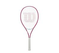 Wilson Ultra Power - Raqueta de tenis recreativa junior de 25 pulgadas, color rosa, blanco y azul