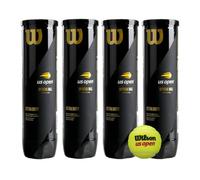 Wilson US Open XD - Amarillo - Bote 4 Pelotas Tenis talla T.U.