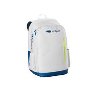 Wilson US Open Team - Mochila de Tenis con Capacidad para hasta 2 Raquetas, Color Blanco/Azul