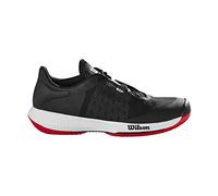 Wilson Wilson Herren Tennisschuhe, KAOS SWIFT Clay, Schwarz/Hellblau/Rot, 41 1/3, Für Sandplatz, Alle Spielertypen, WRS327760E075