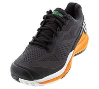 Wilson Wilson Herren Tennisschuhe, RUSH PRO 3.5 PARIS, Schwarz/Orange/Weiß, 45 1/3, Für alle Bodenbeläge, Alle Spielertypen, WRS327710E105