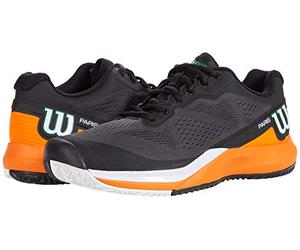 Wilson Wilson Men's Tennis Shoes, RUSH PRO 3.5 PARIS, Black/Orange/White, Size: 10, For All Surfaces, All Player Types, WRS327710E100