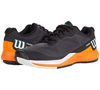 Wilson Wilson Men's Tennis Shoes, RUSH PRO 3.5 PARIS, Black/Orange/White, Size: 8, For All Surfaces, All Player Types, WRS327710E080