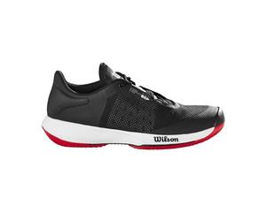 Wilson Wilson Scarpe da tennis da uomo, KAOS SWIFT Clay, Nero/Celeste/Rosso, 40, Per campi in terra battuta, Per tutti i tipi di giocatori, WRS327760E065
