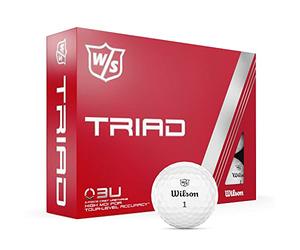 Wilson Wilson Staff Triad Golf Ball - 12 Balls, White