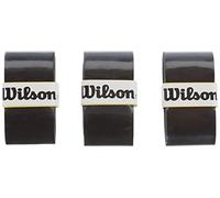 Wilson Wilson Unisex Pro Comfort Tennis Racket Overgrip, Black, Pack of 3 UK