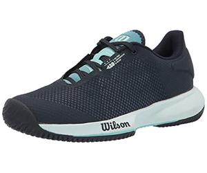 Wilson Wilson Women's Tennis Shoes, KAOS SWIFT W, White/Blue/Grey, Size: 8.5, For All Surfaces, All Player Types, WRS327570E085