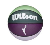 Wilson Balón de Baloncesto WNBA Heir Wow, Morado/Turquesa, Tamaño 6