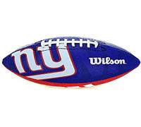 Wilson WTF1534XBNG Pelota de fútbol Americano NFL JR Team New York Giants Material Compuesto, para niños, Azul/Gris, Junior