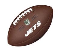 Wilson WTF1748XBNJ Pelota de fútbol Americano Team Logo Composite Cuero Compuesto para Juego recreativo, Unisex-Adult, Marrón, Uni