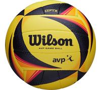 Wilson OPTX AVP Game Ball Balones de Voleibol, Unisex-Adult, Yellow/Black/Orange, Official