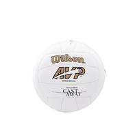 Wilson WTH4115XDEF Pelota de Voleibol Castaway Mini Mr Cuero sintético, Adultos Unisex, Blanco, Talla única