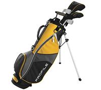 Wilson Youth Profile JGI - Juego Completo de Golf para Mano Izquierda, tamaño Mediano, Color Amarillo
