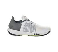 Wilson Zapatillas de deporte para hombre, KAOS RAPIDE, Blanco/Gris/Gris, 43, 1/3, Para todo tipo de superficies, Todo tipo de jugadores, WRS327040E090
