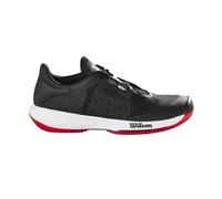 Wilson Zapatillas de deporte para hombre, KAOS SWIFT Clay, Negro/Azul claro/Rojo