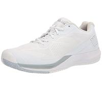 Wilson Zapatillas de deporte para hombre, RUSH PRO 3.5, Blanco/Blanco/Azul claro, 44 2/3, Para todas las superficies, Todo tipo de jugadores, WRS327130E100