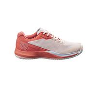 Wilson Zapatillas de deporte para mujer, RUSH PRO 3.5 W, Rojo/Beige/Blanco, 38 2/3, Para todas las superficies, Todo tipo de jugadores, WRS327320E055