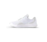 Wilson Zapatillas de Tenis Intrigue Lite para Mujeres, Comodidad y Adaptabilidad, con Soporte Adicional en el Mediopié y Tracción Excepcional, Color: Blanco/Plateado, Talla: 6