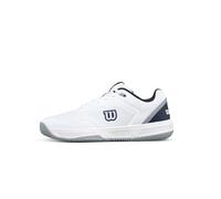 Wilson Zapatos de pádel Courtglide para Hombre, Blanca/Azul Marino/Quarry, 10