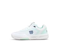 Wilson Zapatos de pádel Courtglide para Mujer, White Bay Skipper Azul, 36 EU