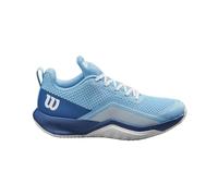 Wilson Zapatos Rush Pro Litetennis para Mujer, Bonnie Blue Deja VU Azul Blanco, 42 EU