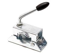 WilTec 35mm Abrazadera Soporte Escuadra de Sujecion para Rueda Jockey de Apoyo Remolque Caravana