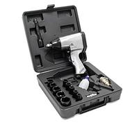 WilTec Atornillador Impacto neumático Aire comprimido Set 17 Piezas 320Nm Destornillador Impacto Maletín