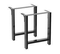 WilTec Bastidores para Mesa 60x72 cm Acero Lacado Claro Caballetes para Tablero Patas mesita Bricolaje