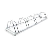 WilTec Bicicletas Aparcamiento bicis Aparcabicis Metal Exterior Suelo
