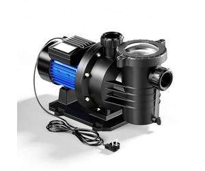 Wiltec Bomba de piscina 13200 l/h 370 W para piscinas de 50-80m ³, bomba con altura de elevación de 9 m, bomba de circulación para albercas