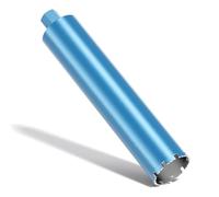 Wiltec Broca diamantada Ø 102 mm largo 450 mm UNC 1¼ tipo 1 broca hueca de perforación en húmedo corona broca de diamante saca núcleos para perforación hormigón, piedra, granito