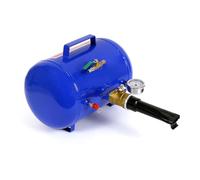 WilTec Cañón de Aire para inflado de neumáticos 19l Aire comprimido inflador Booster MAX. 10bar