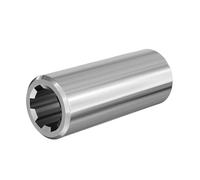 WilTec Casquillo Toma de Fuerza Tipo A 100 mm para Eje Estriado Eje cardán 1 1/8" 6 surcos apero Tractor